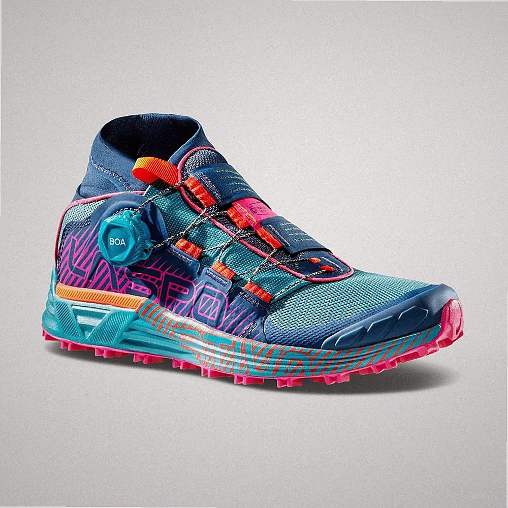 La Sportiva CYKLON Damen Trailrunning-Schuhe Laufschuhe blau/pink blau