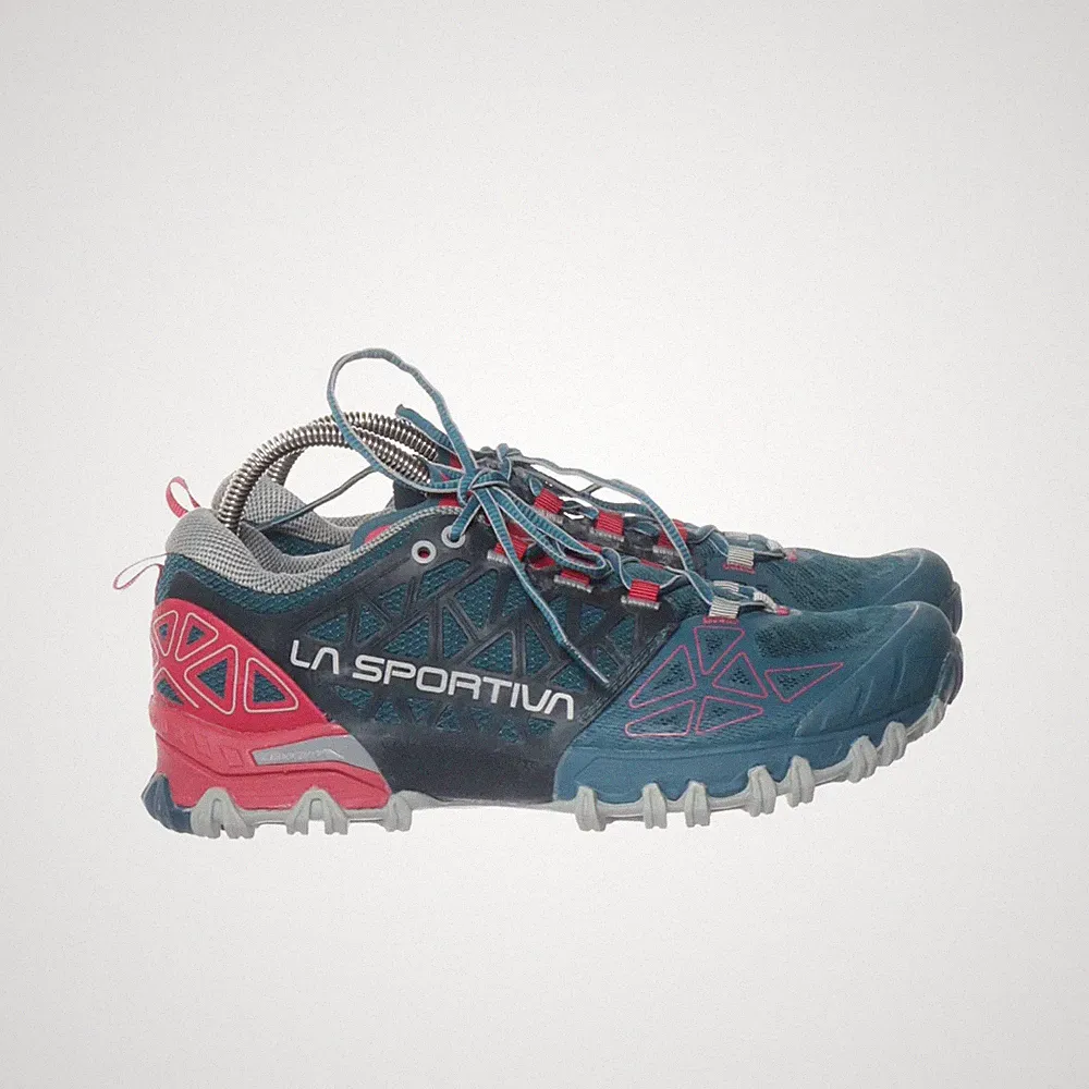La Sportiva, Laufschuhe, Größe: 38, Blau/Pink/Grau, Damen #H0M
