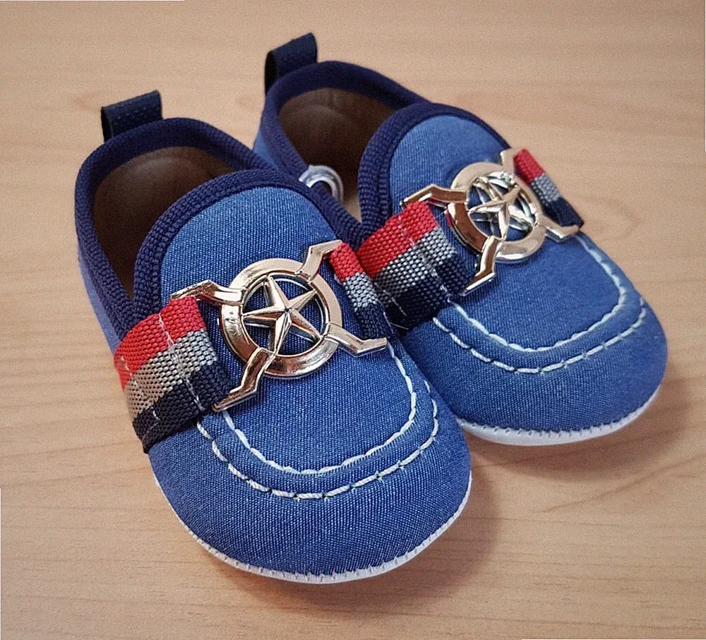 Lauflernschuhe, Babyschuhe, Barfußschuhe, Junge, gr. 18 Blau