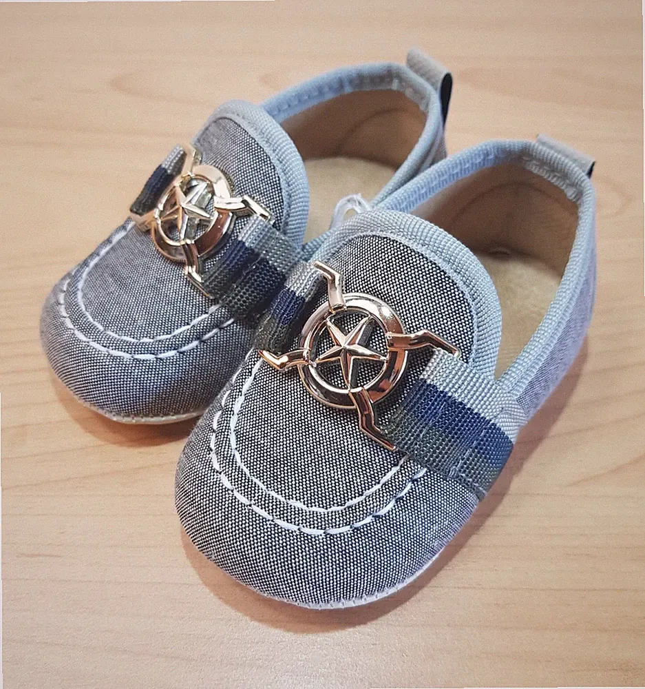 Lauflernschuhe, Babyschuhe, Barfußschuhe, Junge, gr. 18 Grau