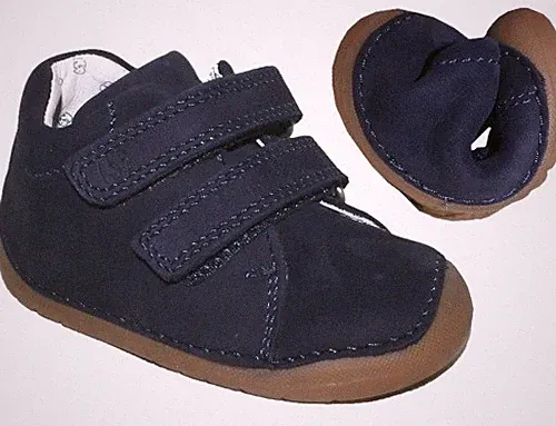 Lauflernschuhe mit Klett in NAVY *LULU* WMS: M Serie: El Chico von ELEFANTEN