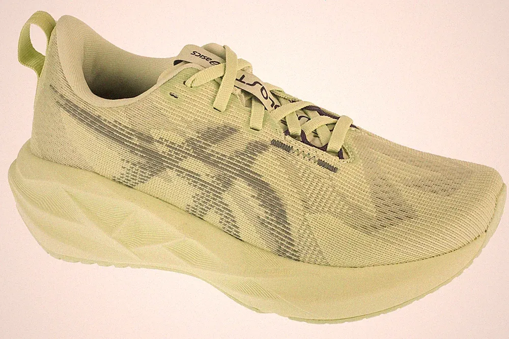 Laufschuhe Damen, ASICS Novablast 5, Grün
