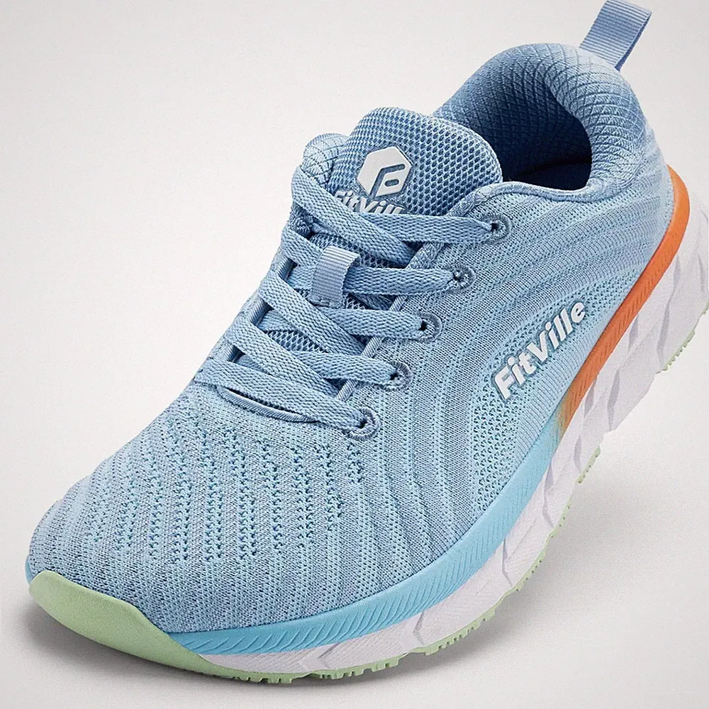 Laufschuhe Damen Atmungsaktiv Leicht Sport Turnschuhe Joggingschuhe Fitness