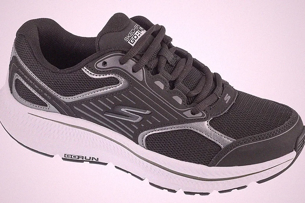 Laufschuhe Damen, Skechers Go Run Consistent 2.0 - Advantage, Schwarz