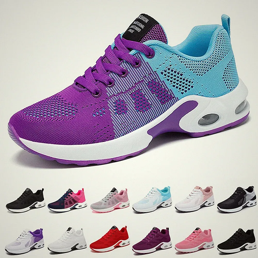 Laufschuhe Damen Straßenlaufschuhe Luftpolster Sneaker Frauen Leichte Turnschuhe