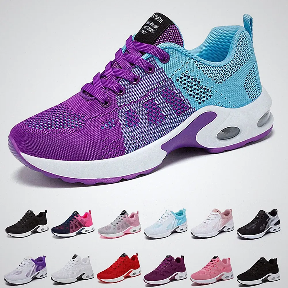 Laufschuhe Damen Straßenlaufschuhe Luftpolster Sneaker Frauen Leichte Turnschuhe