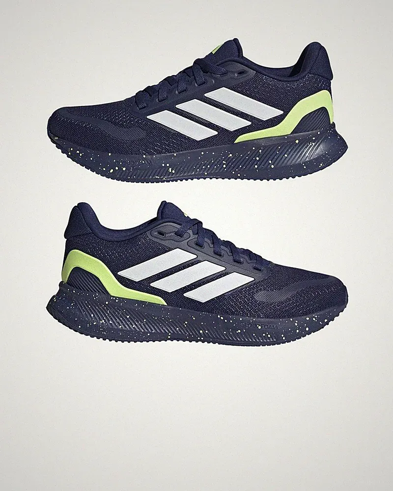 Laufschuhe Jogging Kinder Damen Adidas Runfalcon 5 Junior Blau