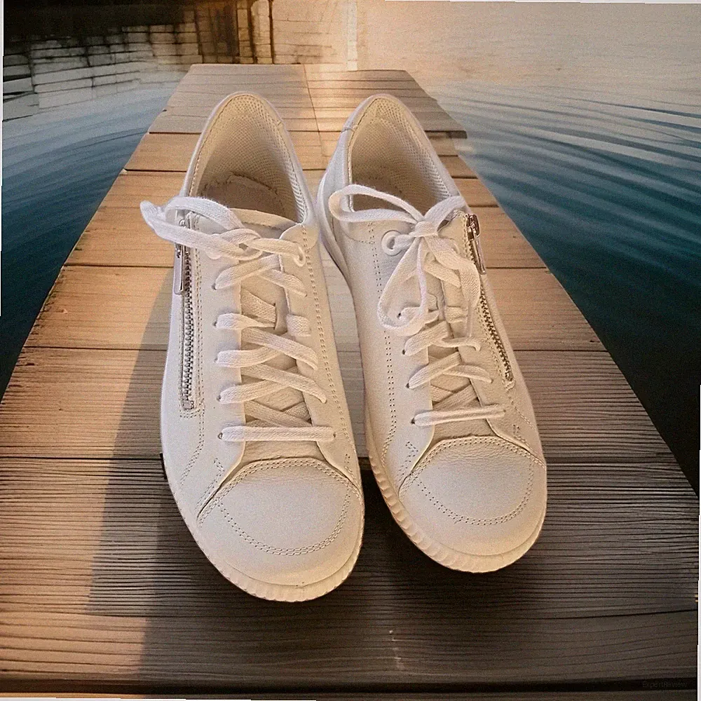 Legero Damen Schuhe Sneaker Laufschuhe Schnürschuhe Gr.5 Weite G Leder Weiss Top