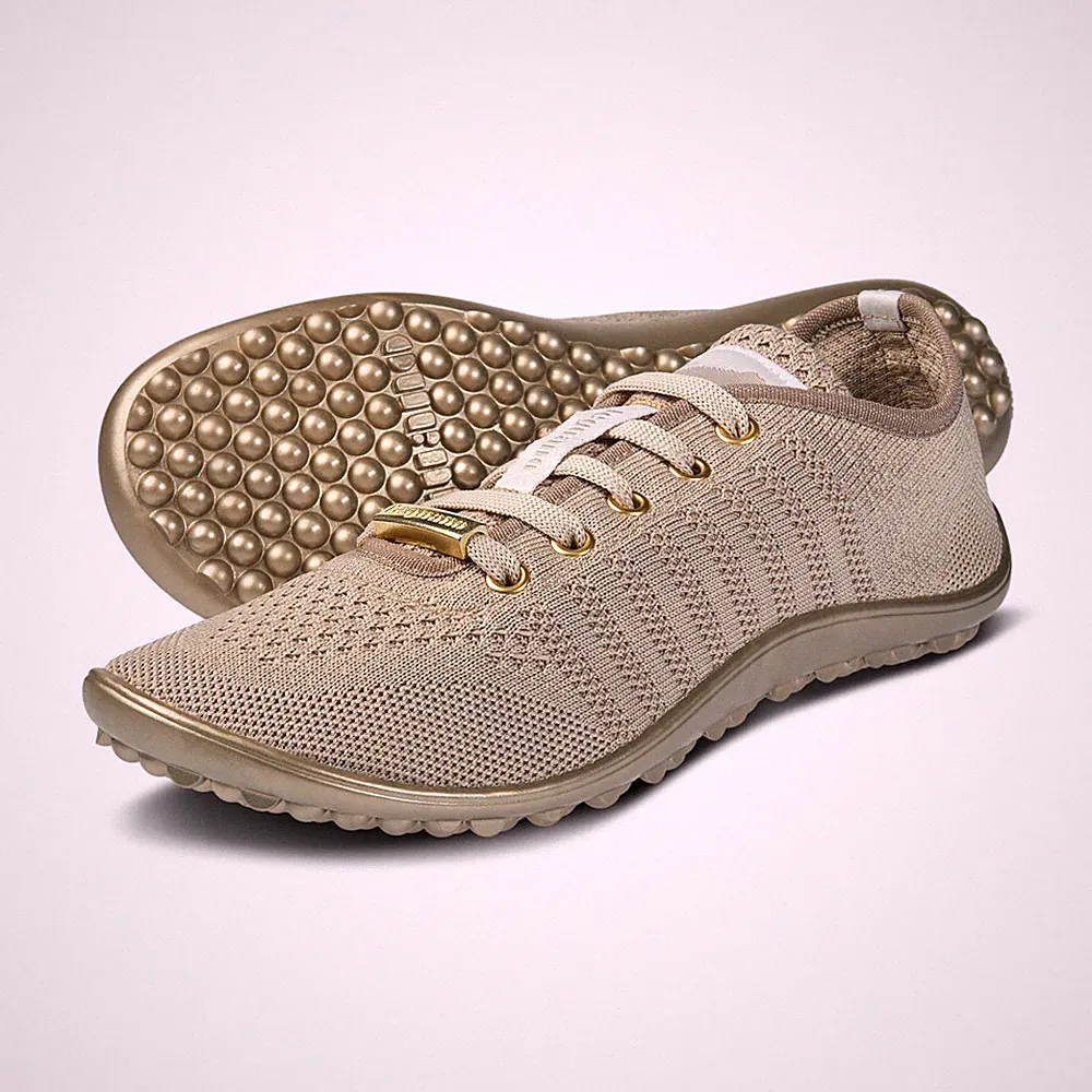 LEGUANO GO GOLD Barfußschuhe leichter Damen Sneaker luftig und flexibel