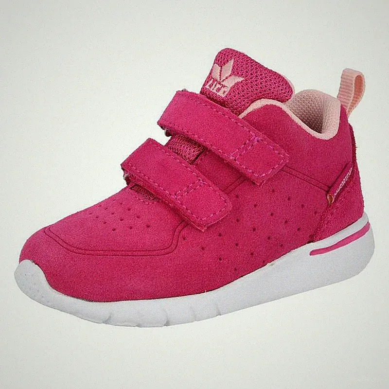 LICO, Akela V, Mädchen-Lauflernschuhe, Klett, Tex, Leder, pink, Gr. 21-27