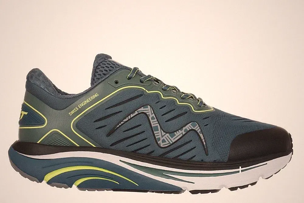 MBT Schuhe Damen - MBT Laufschuhe - MBT 2000 II LACE UP W - blue / lime - NEU