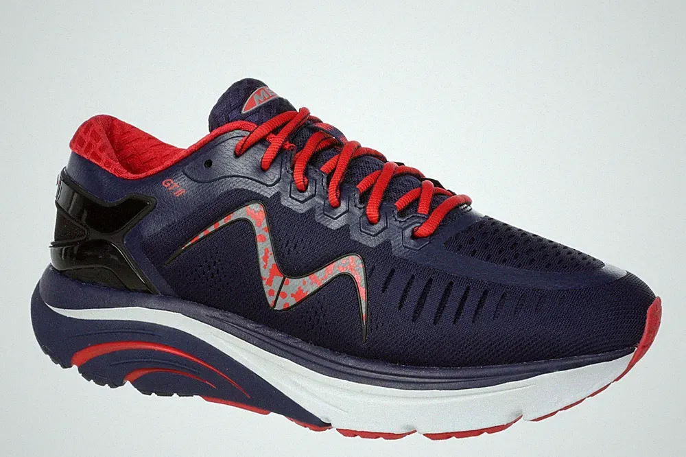 MBT Schuhe Damen - Sneaker - MBT Laufschuhe - GT 2 W - navy / red - NEU