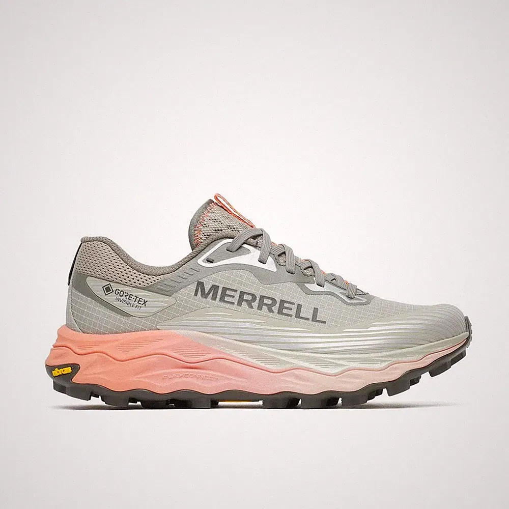 Merrell AGILITY PEAK 6 GTX Damen Laufschuhe Trailrunningschuhe grau/rosa grau