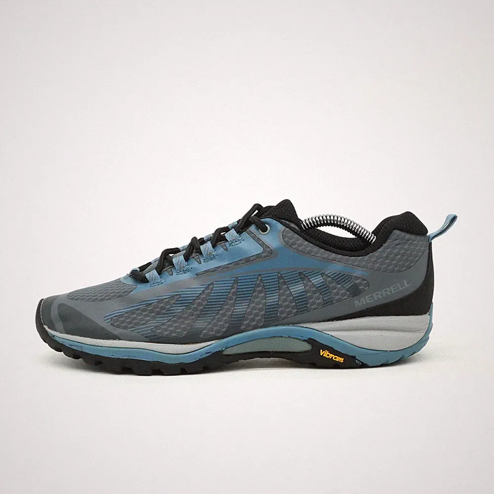 Merrell Damen J034434W Wanderschuhe Grau/Blau Mesh Trail Laufschuhe EU 40.5