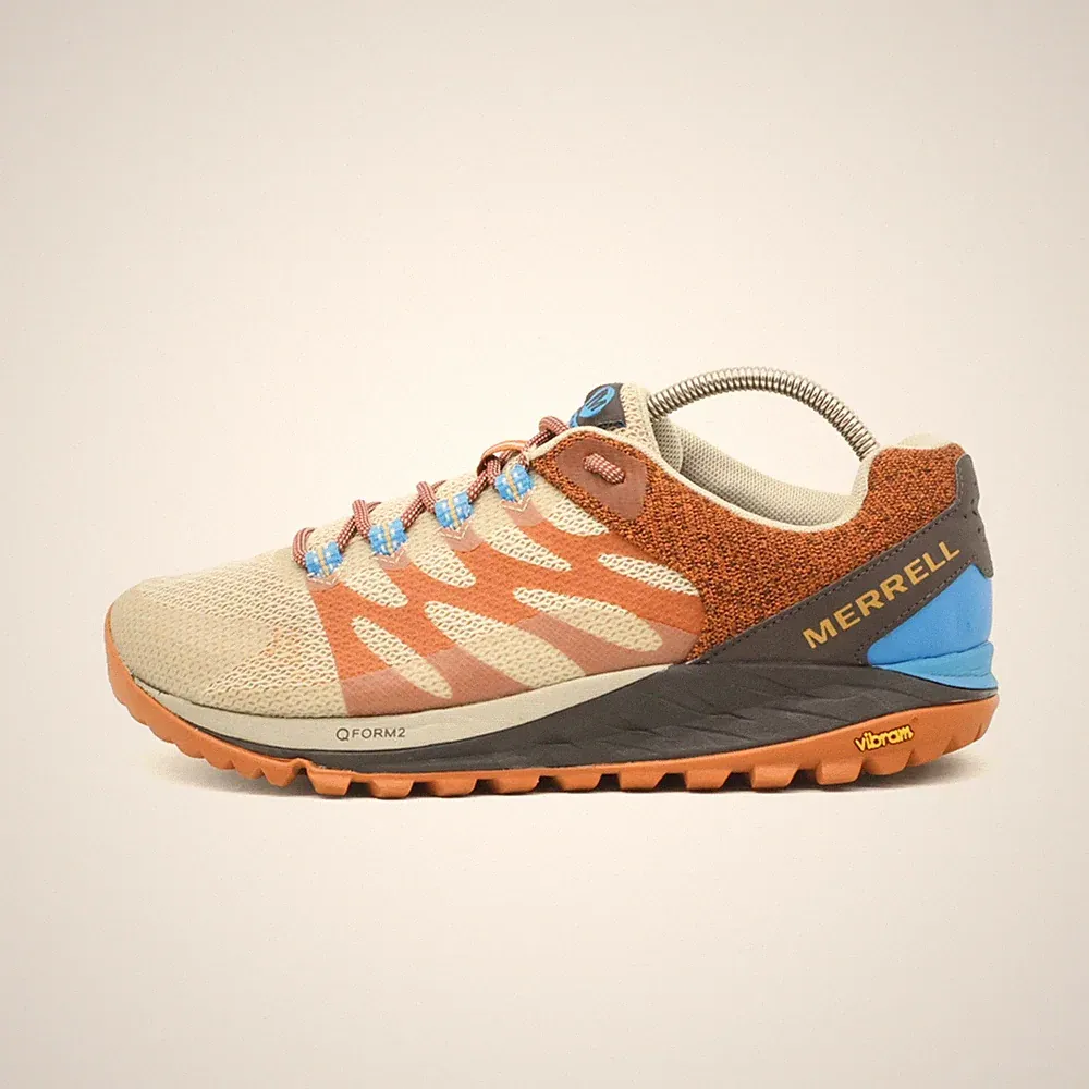 Merrell Damen J066922 Laufschuh Beige Orange Blau Trail Laufschuhe EU 38.5