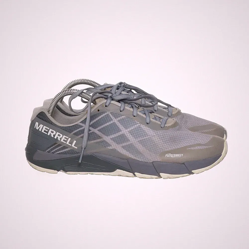 Merrell, Laufschuhe, Größe: 40 1/2, model: vapor, Grau, Damen #mUH