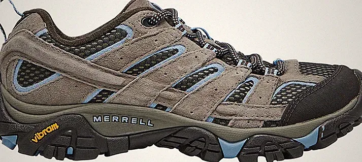 Merrell Moab 2 Vent DAMEN MESH OBERMATERIAL WALKING TRAIL WANDERSCHUH VIBRAM UK 6,5
