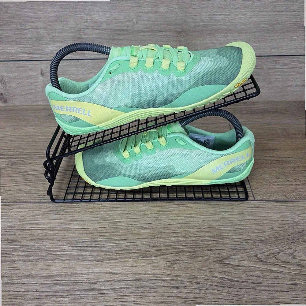 Merrell Schuhe Damen Gr. UK 4,5 Vapor Glove 6 Vibram Barfuß Minimalistisch Neon