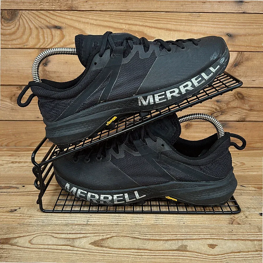 Merrell Sneaker Damen Größe UK 4 MTL MQM schwarz Vibram Wander Trail Walk Schuhe