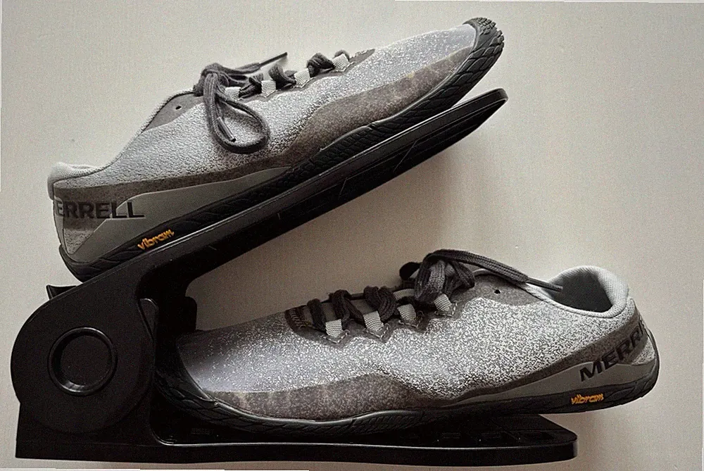 Merrell Vapor Glove 3 Barfußschuhe Damen 6,5 UK grau silber J94888 Running