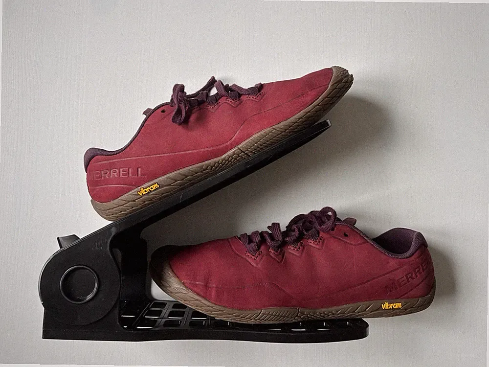 Merrell Vapor Glove 3 Luna Damen-Barfußschuhe Leder 5,5 UK burgund J94884