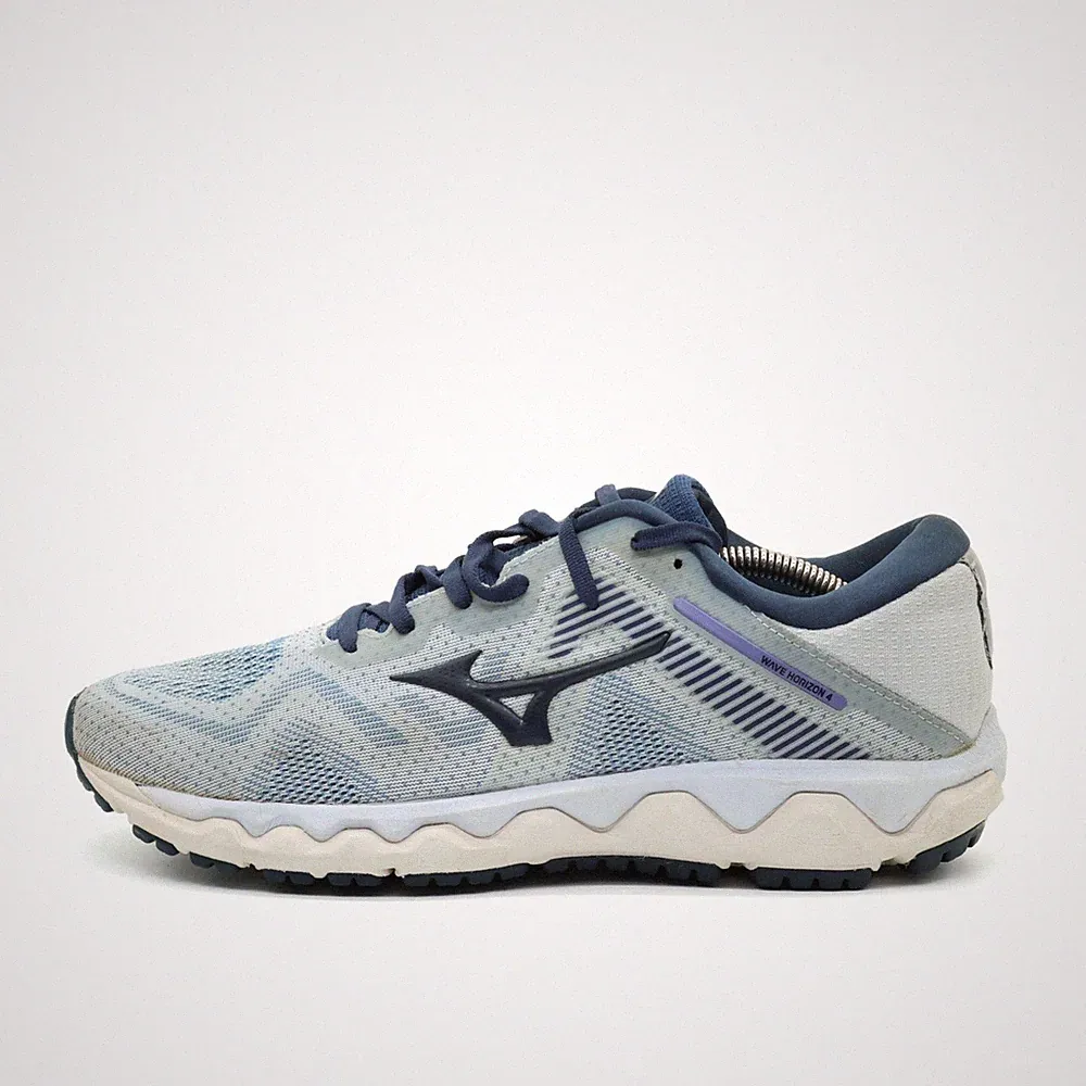 Mizuno Damen Wave Horizon 4 Schuhe Blau Mesh Atmungsaktiv Laufschuh EU 42