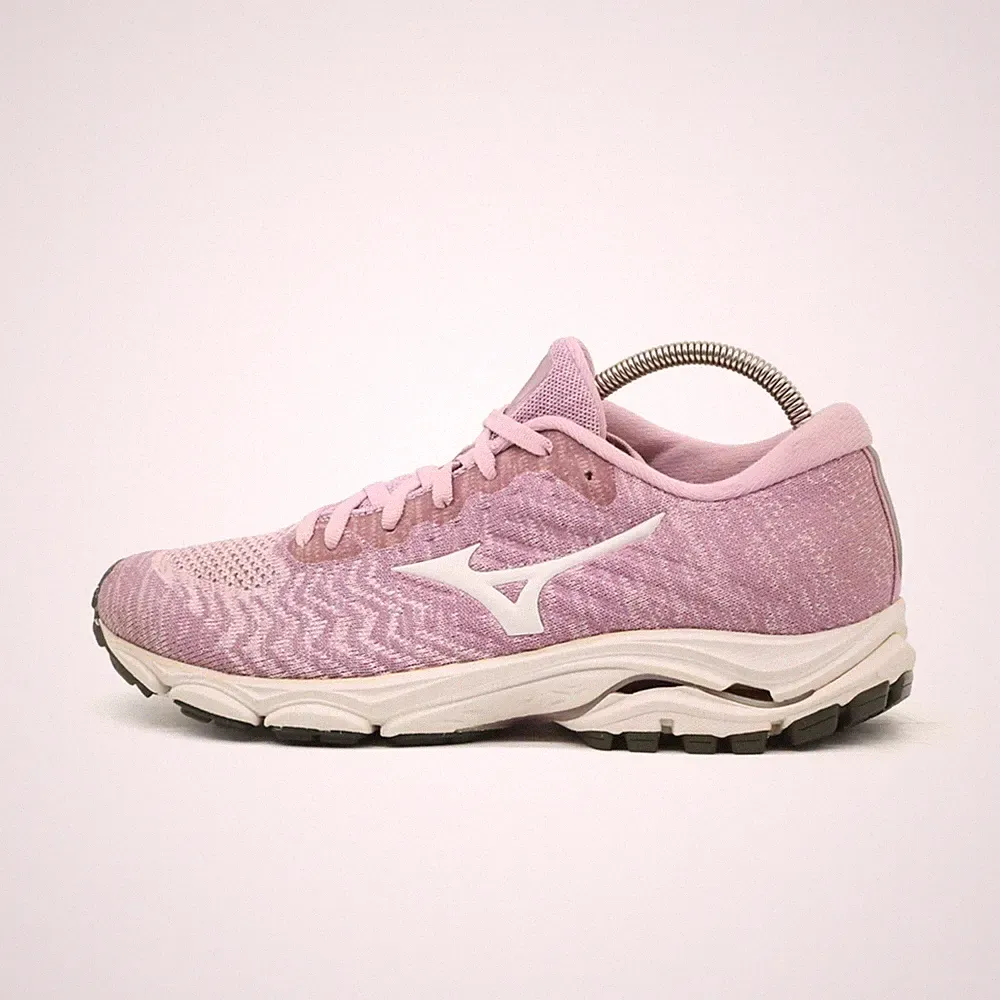 Mizuno Damen Wave Inspire 17 Sneaker Rosa Weiß Mesh Dämpfung Laufschuh EU 37