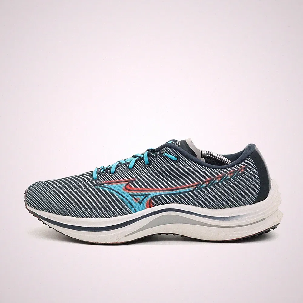 Mizuno Damen Wave Rebellion Sportschuhe Blau Leichtgewichtig Laufschuh EU 40