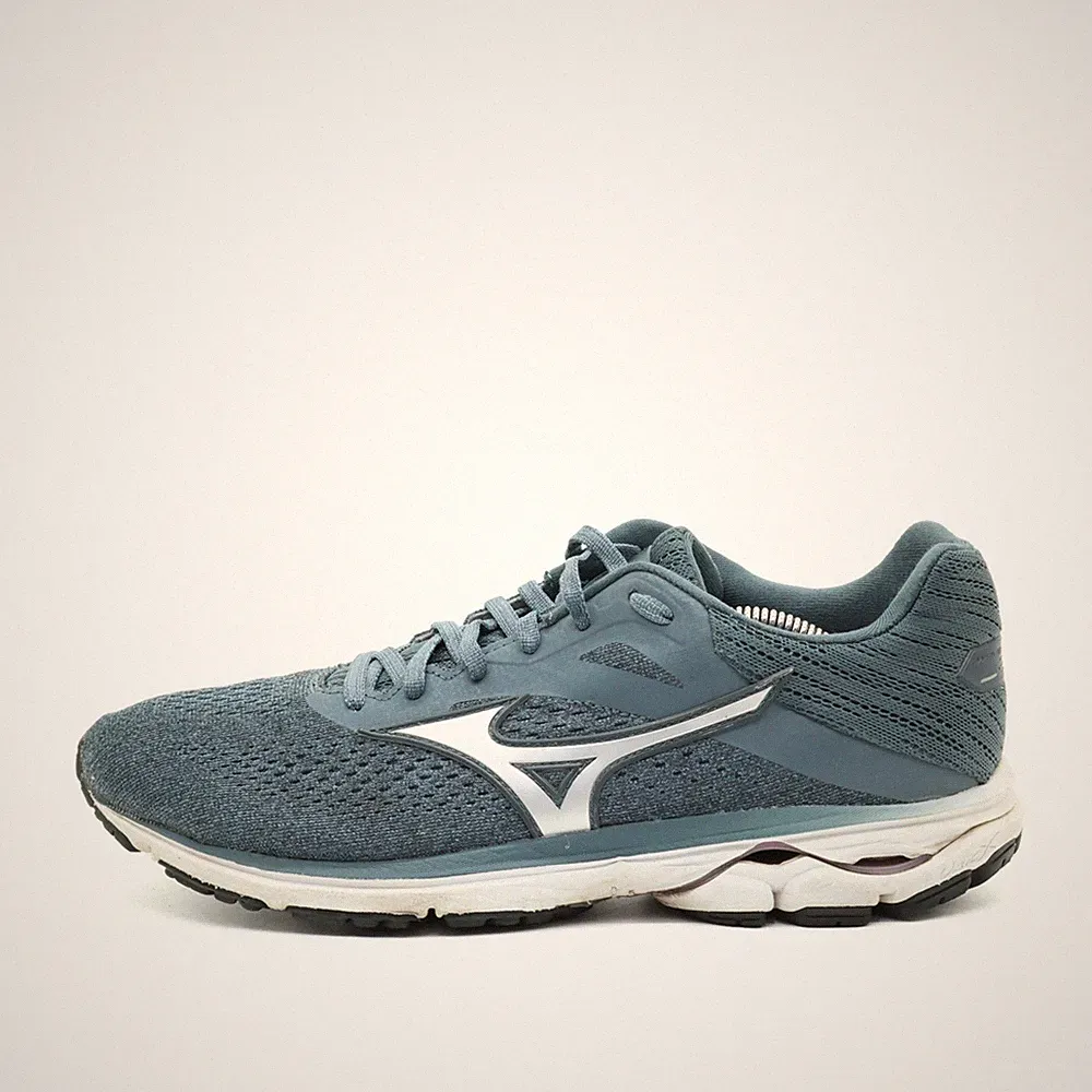 Mizuno Damen Wave Rider 22 Schuhe Blau Mesh Atmungsaktiv Laufschuhe EU 40.5