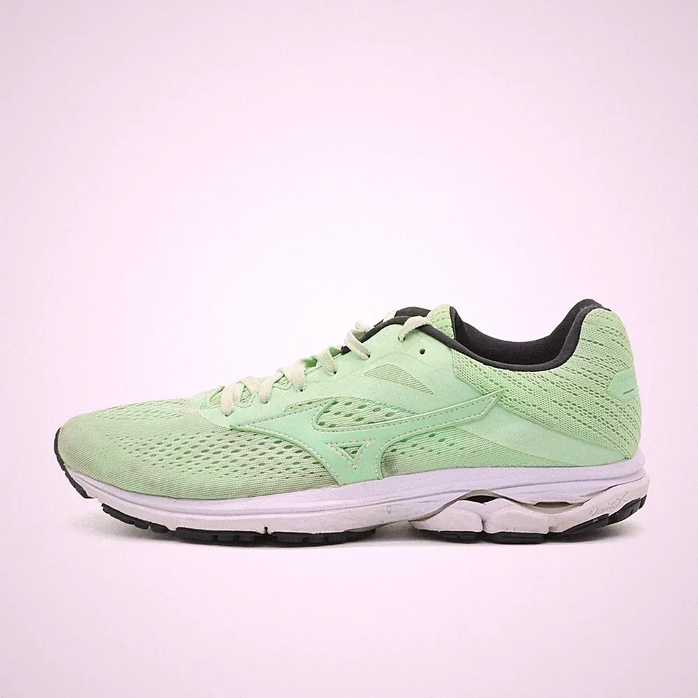 Mizuno Damen Wave Rider 23 Sportschuh Mintgrü Mesh Low-Top Laufschuh EU 42.5