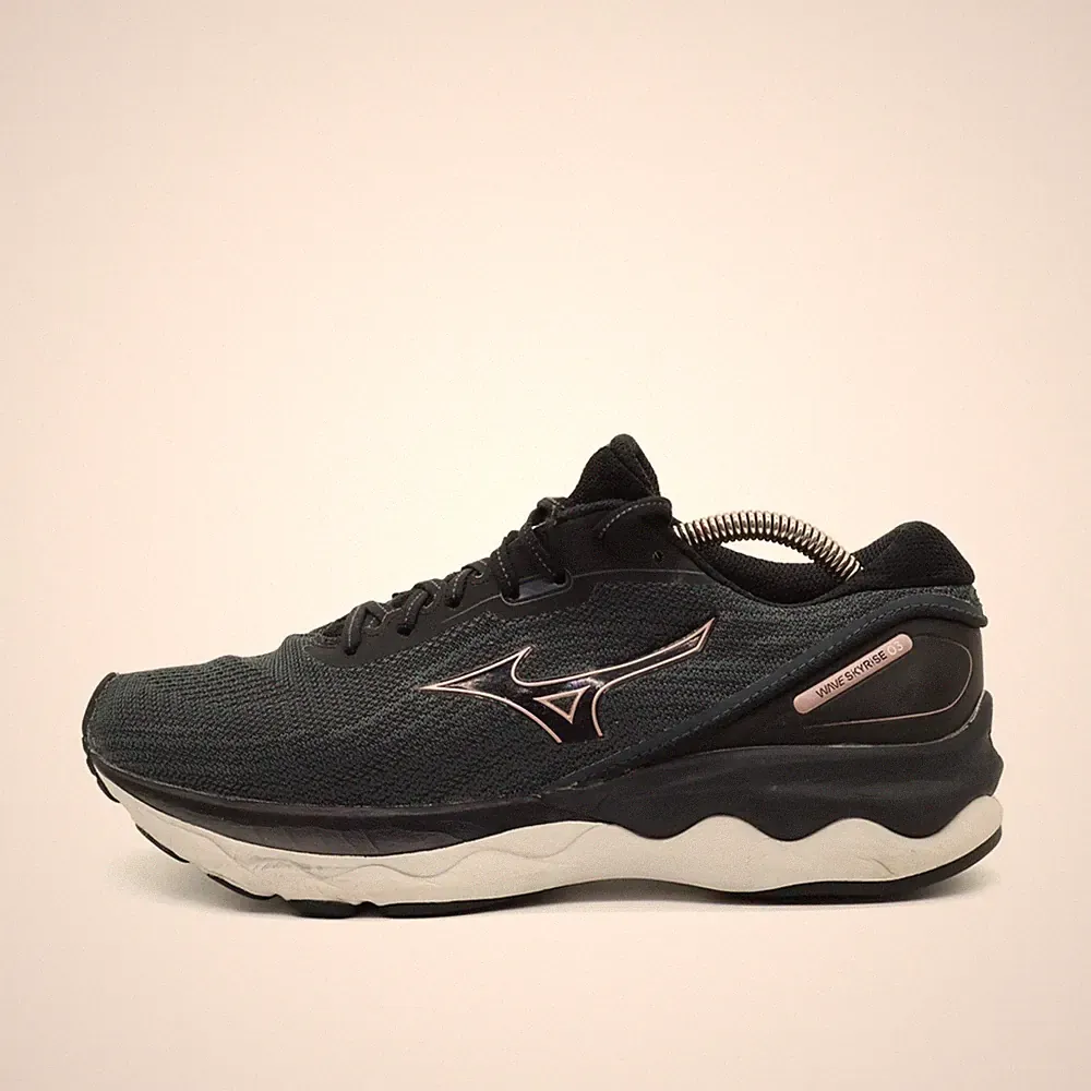 Mizuno Damen Wave Skyrise 3 Schuhe schwarz Mesh Atmungsaktiv Laufschuhe EU 40