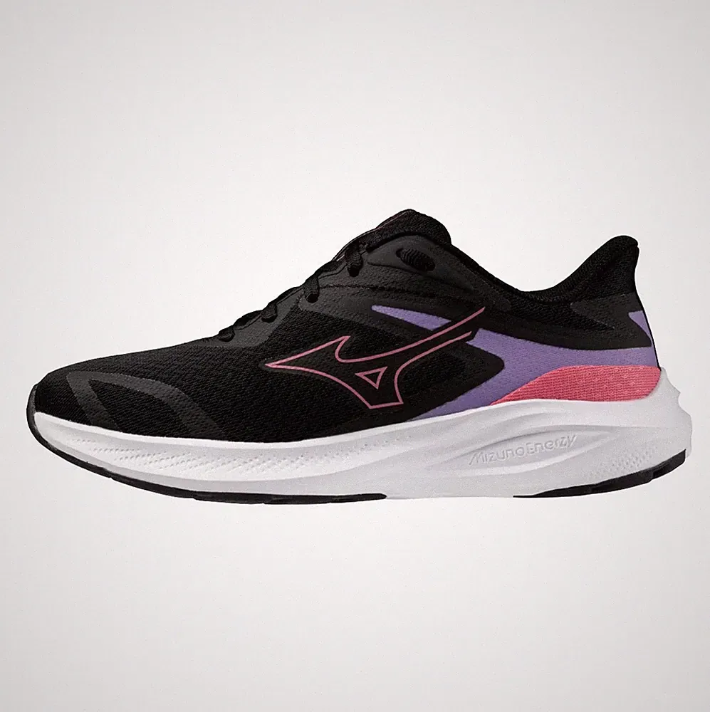 Mizuno Enerzy Runnerz Damen Laufschuhe 1 Paar Leicht Atmungsaktiv, Schwarz