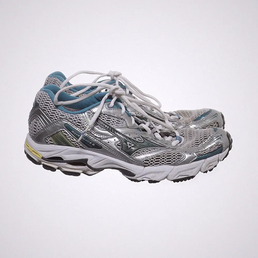 Mizuno, Laufschuhe, Größe: 40, Silber/Blau/Weiß, Damen #zlp