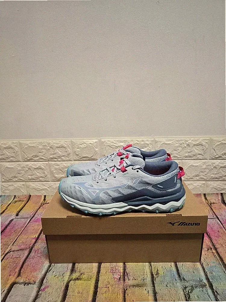 Mizuno Wave Daichi 7 Trailrunningschuhe UK 5 Damen UVP 120£ babyblau