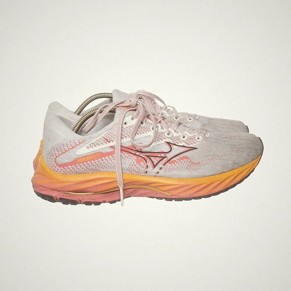 Mizuno Wave, Laufschuhe, Größe: 41, Grau/Pink, Damen #8Kj