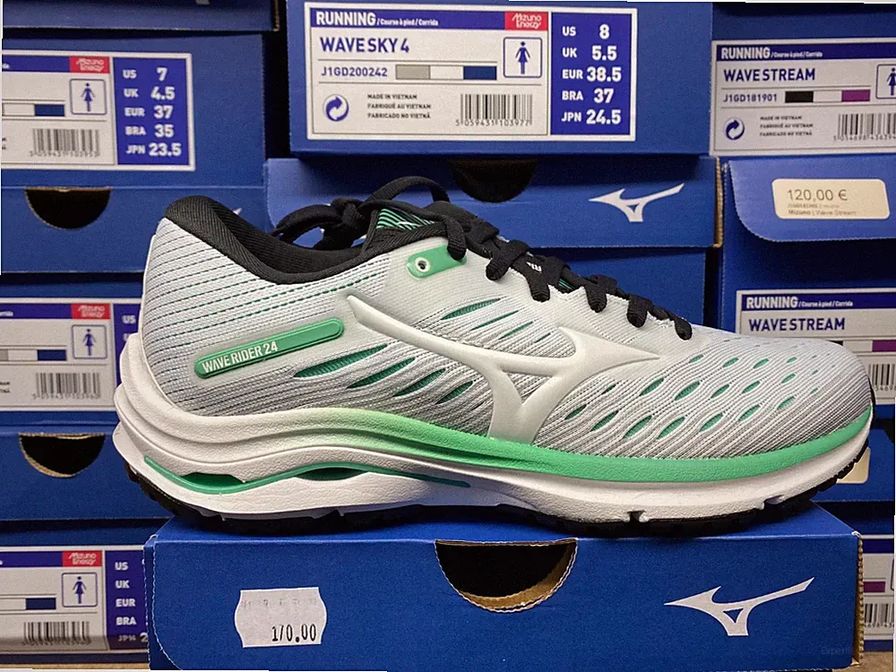 Mizuno Wave Rider 24 Damen Laufschuhe Sportschuhe Runningschuhe J1GD200302
