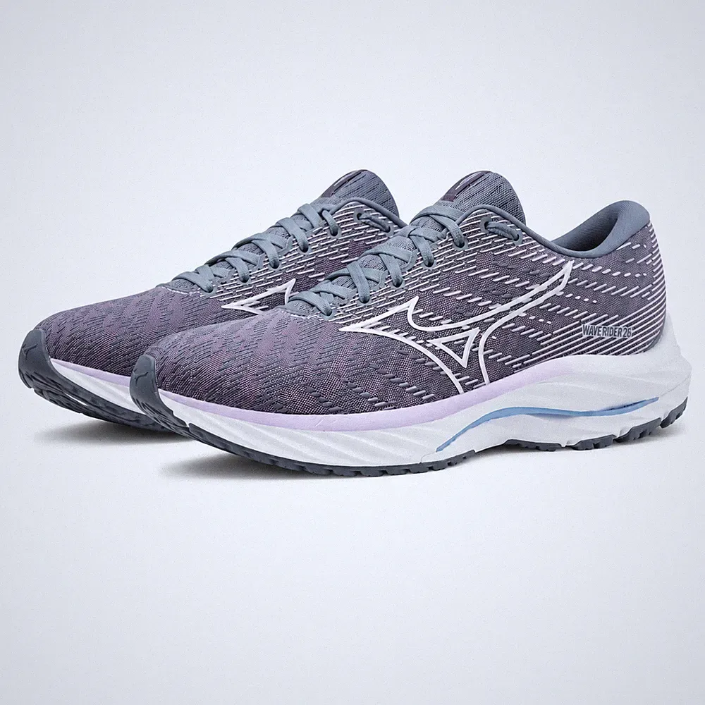 Mizuno Wave Rider 26 neutrale Damen-Straßenlaufschuhe für jeden Tag Größe UK 6,5