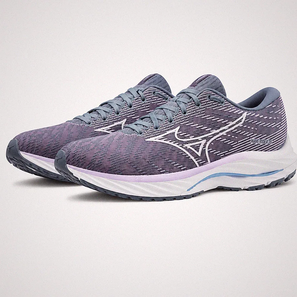 Mizuno Wave Rider 26 neutrale Damen-Straßenlaufschuhe für jeden Tag Größe UK 8
