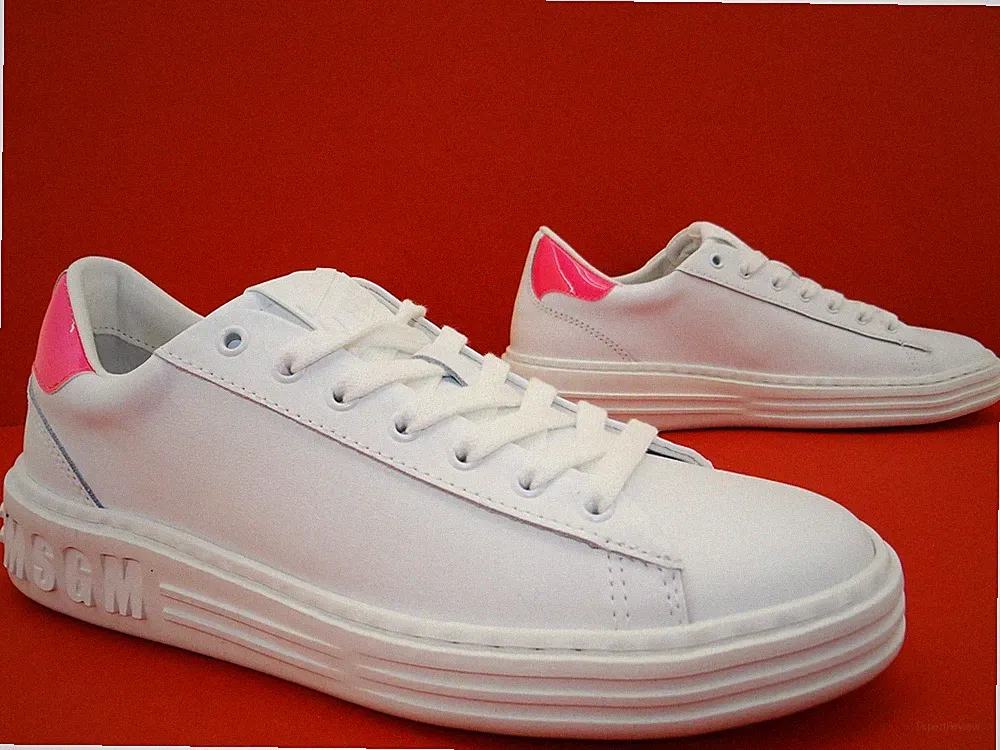 MSGM Scarpa Donna Sneaker Plateau Schuhe Turnschuhe Laufschuhe Damen Leder Gr.39