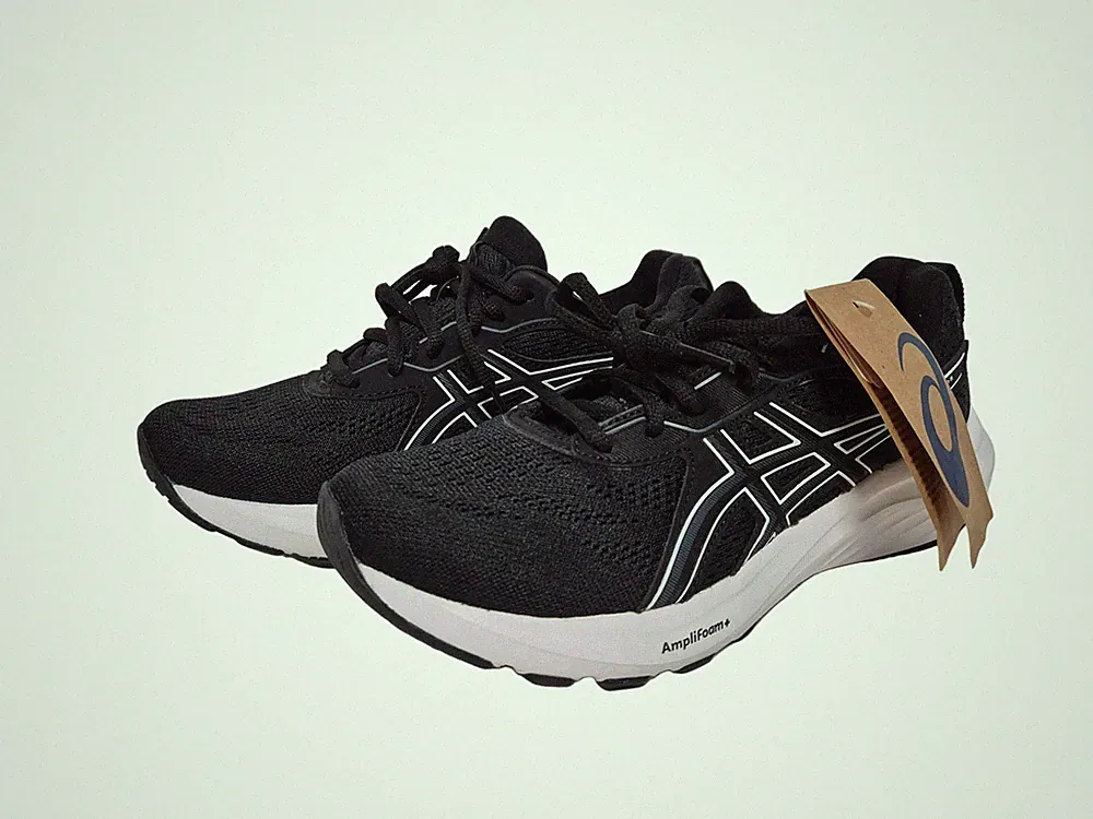 NEU! Asics Gel-Contend 9 Laufschuhe, schwarz weiß, Gr. 37.5
