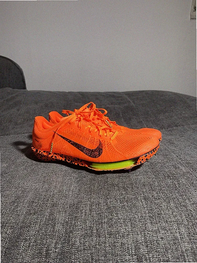NEU Nike Racing Air Zoom Victory 2 Spikes Sprint Schuhe Sneaker Orange Gr 40