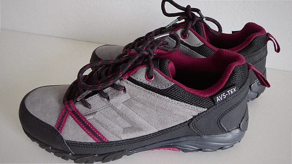Neu Wanderschuhe Damen Turnschuhe Laufschuhe Schuhe Grau Pink Gr. 37