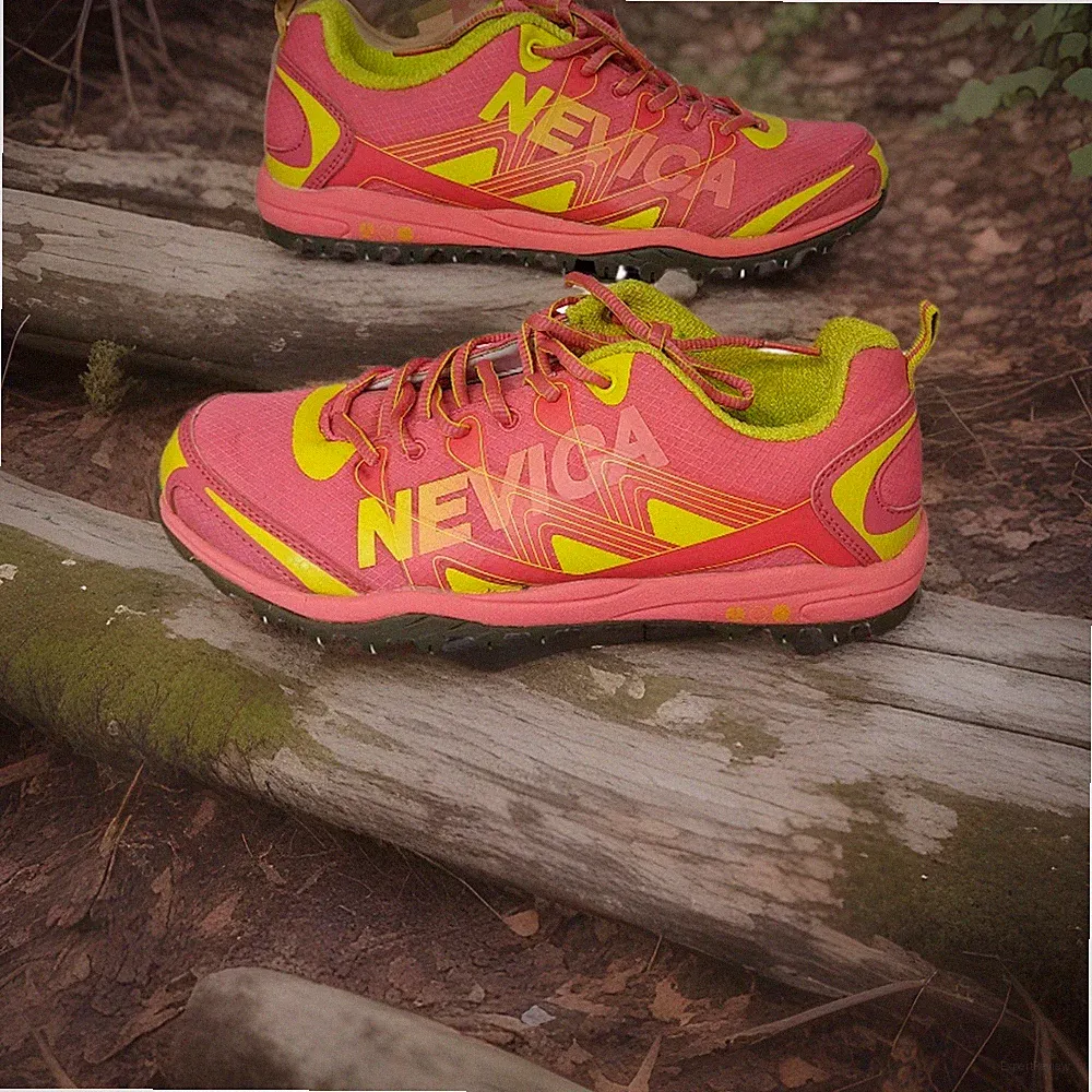 Nevica "216122/06" pink & limette Trail-/Laufschuhe/Schuhe UK Damen 5
