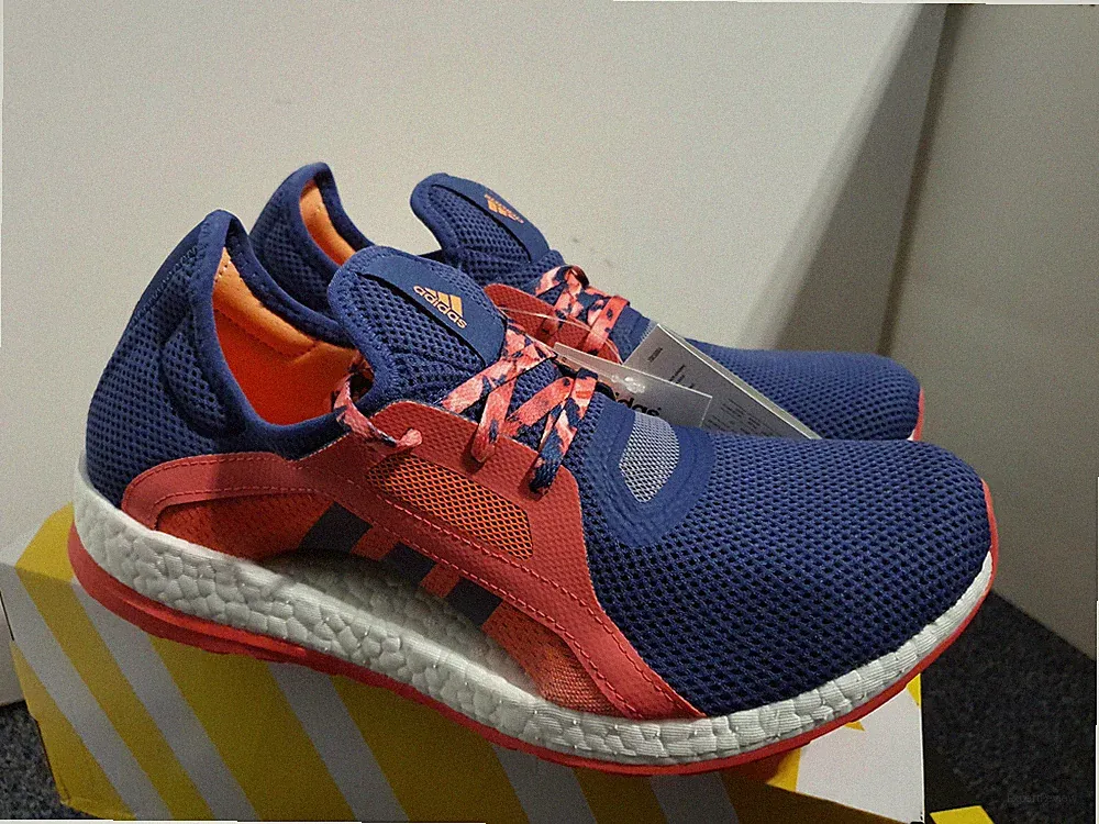 ⭐New AQ6680 Laufschuhe ADIDAS PUREBOOST X Running SALE ROT BLAU