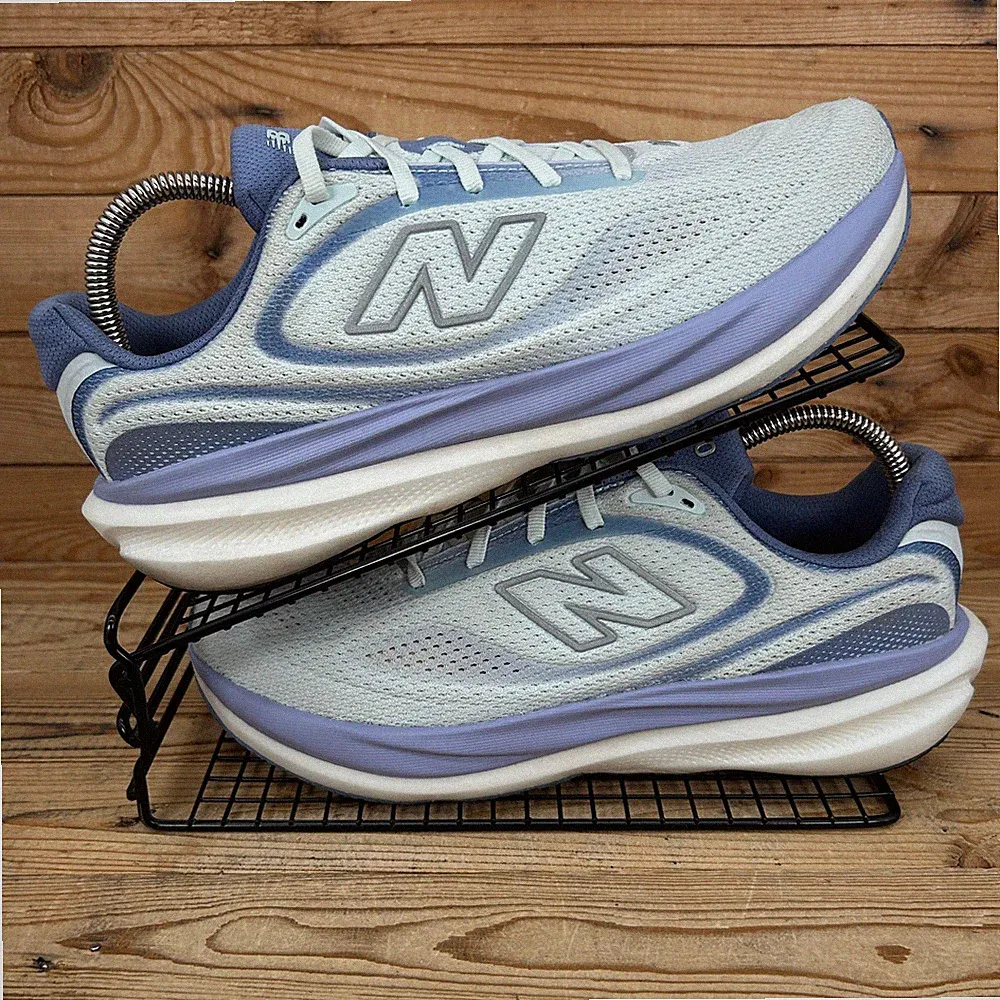 New Balance 1080 Turnschuhe Damen UK 8,5 glänzend blau Mesh Straßenlaufschuhe v15