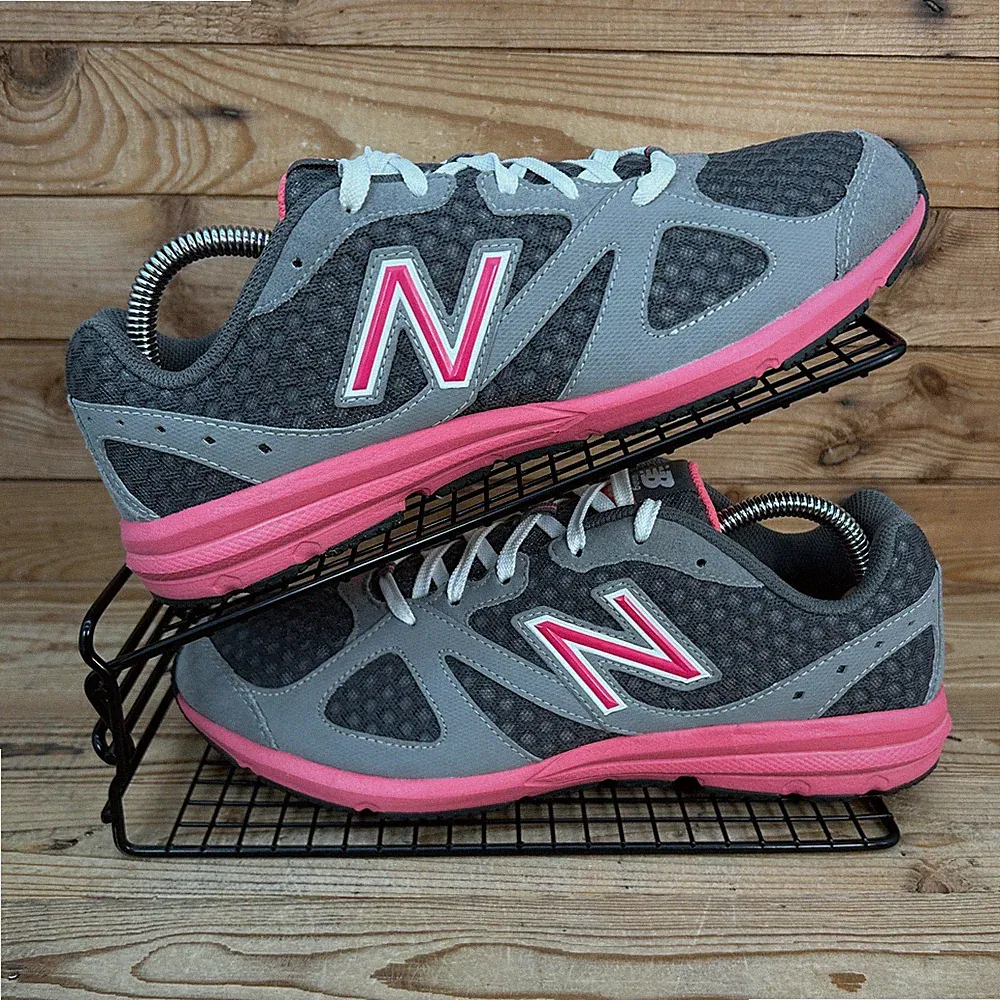 New Balance 630 Turnschuhe Damen Größe UK 8 grau pink Mesh Laufschuhe Neu mit Karton