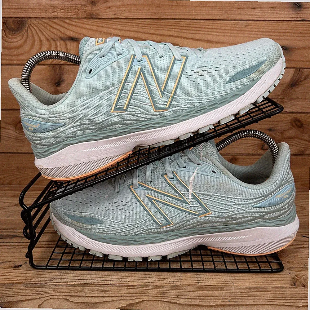 New Balance 860 Turnschuhe Damengröße UK 8 blau Straßenlauf Fitnessschuhe v12 NB