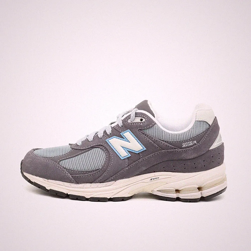 New Balance Damen 2002R Laufschuhe Grau Wildleder/Mesh Low-Top Sneaker EU 39,5