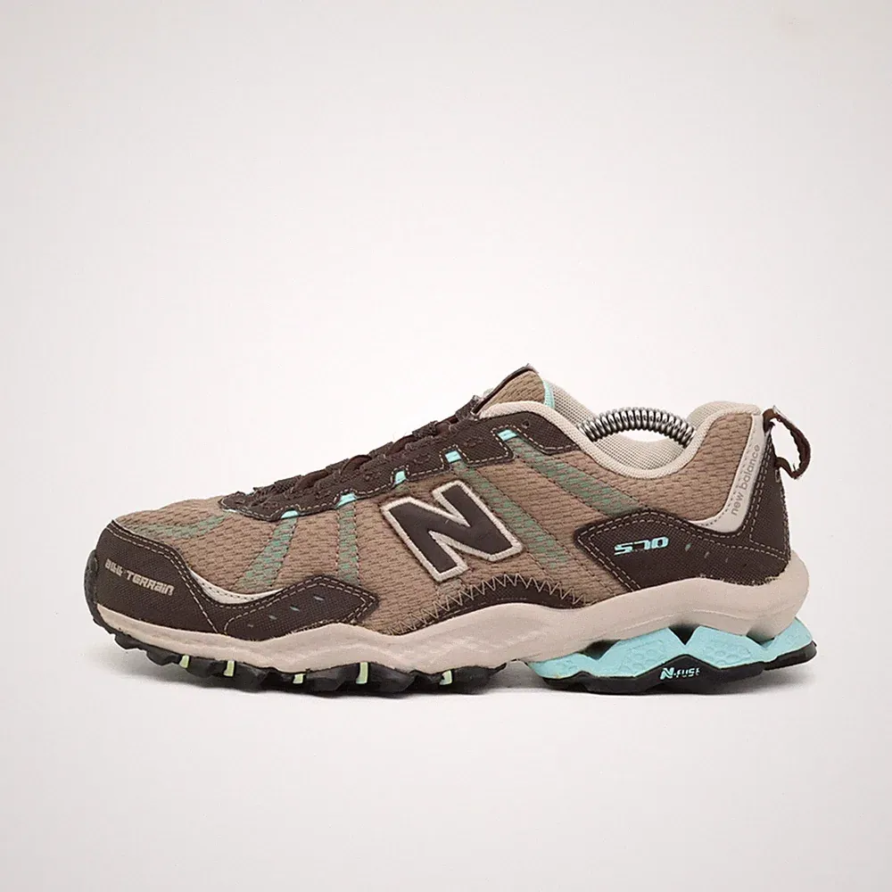 New Balance Damen 570 Laufschuhe Braun/Blau Mesh Terrain Trail-Laufschuhe EU 38