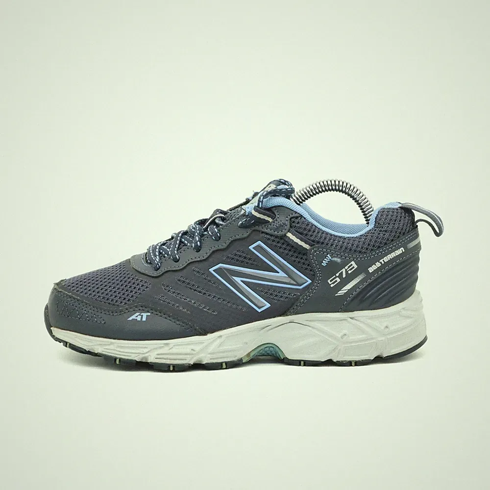 New Balance Damen 573 Schuhe Dunkelblau Mesh/Leder Trail Laufschuh EU 37.5